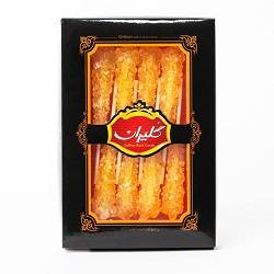 گلیران نبات زعفرانی نی دار 8 عددی